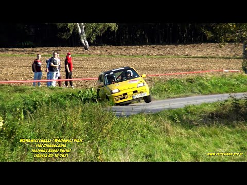 Wójtowicz Łukasz / Wójtowicz Piotr - Fiat Cinquecento - Jesienny Super Sprint Libusza 03-10-2021