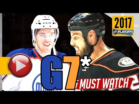 Edmonton Oilers vs Anaheim Ducks. 2017 NHL Playoffs. Round 2. Game 7. May 10th, 2017. (HD)