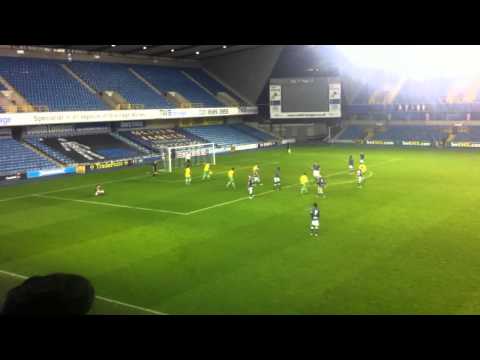 FA YOUTH CUP 4th Round Millwall 2 vs 2 Sheffield United 2nd GOAL BEN WHITEMAN