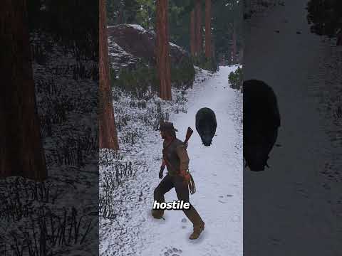 Standing in front of the grizzly bear in RDR1 vs RDR2🐻