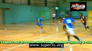preview picture of video 'Futsal Super 5's - Box Hill & Preston Men's A-League II 2009'