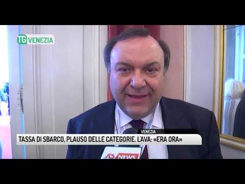 TG VENEZIA (05/02/2019) - TASSA DI SBARCO, PLAUSO DELLE CATEGORIE. L'AVA: «ERA ORA»