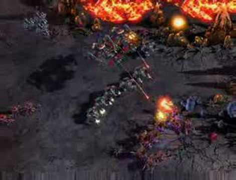 Starcraft 2 - Zerg Hydralisk Action Gameplay