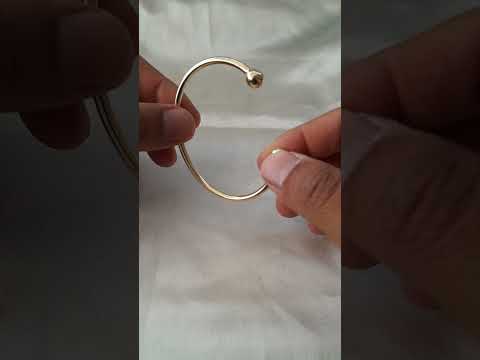 Gold Torque Bangle 9ct Solid Show Case