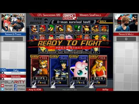 CFL Smackdown 189 Melee - Keenan + Panko vs Krudo + Mrlz - Doubles WS