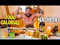 DIETA INSANA DE 7.500 CALORIAS PARA GANHO DE PESO!!! *1.000g de carboidrato por dia*