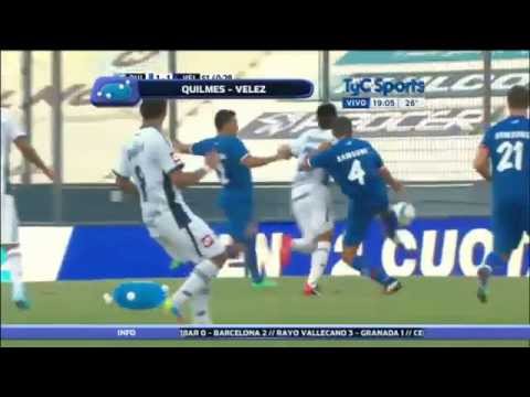 Quilmes 2 - Velez 1 (Resumen)