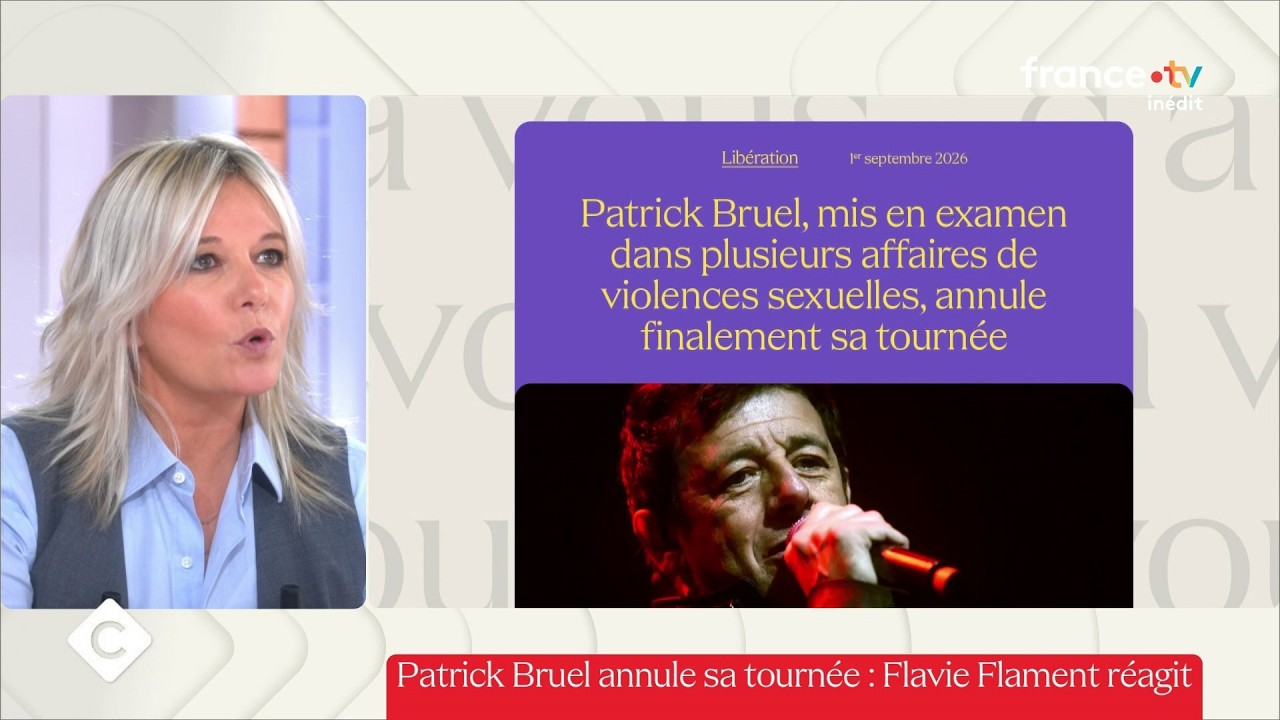 P. Bruel annule sa tournée : Flavie Flament réagit