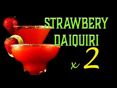 How To Make The Strawberry Daiquiri - Two Ways - Booze On The Rocks