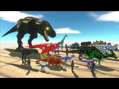 Escape from BATMAN T REX - Escape from Monster - Animal Revolt Battle Simulator