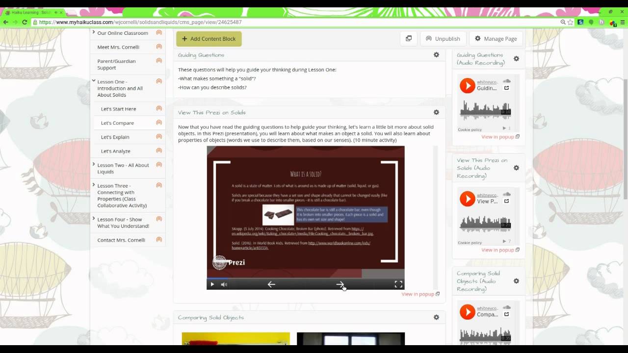 Access Prezi and Google Doc