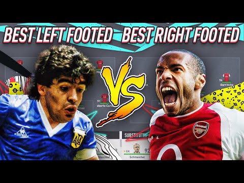 All Time Left Foot XI VS All Time Right Foot XI FIFA 20 Experiment