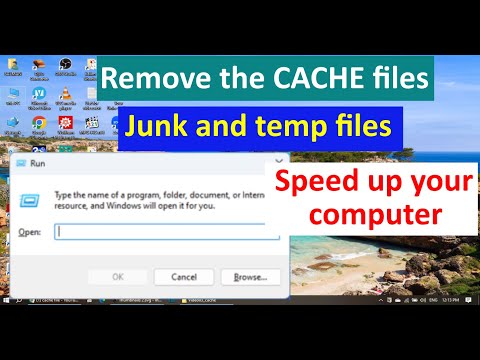 How to clear cache and junk files from windows