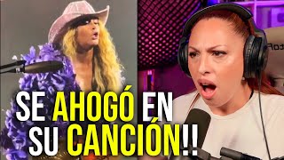 PAULINA RUBIO PIERDE EL CONTROL EN SU CONCIERTO |  Vocal Coach reaction &amp; analysis
