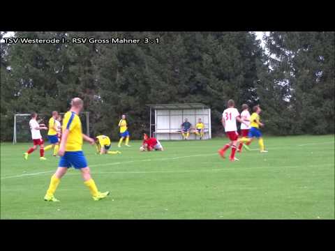 TSV Westerode I -  RSV Groß Mahner  6:2 ( 2:1 ) 30.08.17
