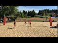Allie Andrew 2021 Beach Vs 18s