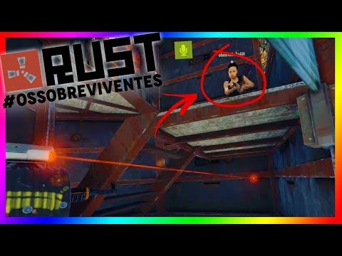 CAI NA TRAP E FUI RAIDADO AO MESMO TEMPO! - RUST SOBREVIVENTES