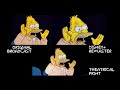 The Simpsons THX Logo Scene Version Comparison