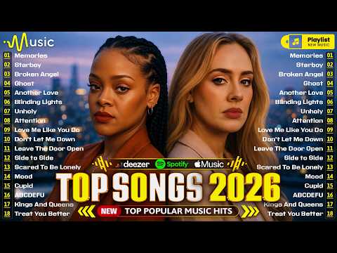 Rihanna, Bruno Mars, The Weeknd, Ed Sheeran, Adele, Dua Lipa, Maroon 5 🍁 Billboard Top 50 This Week