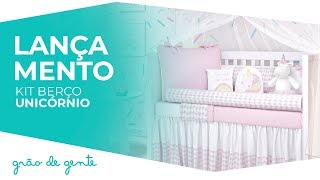 Kit Berço Unicórnio - Grão de Gente