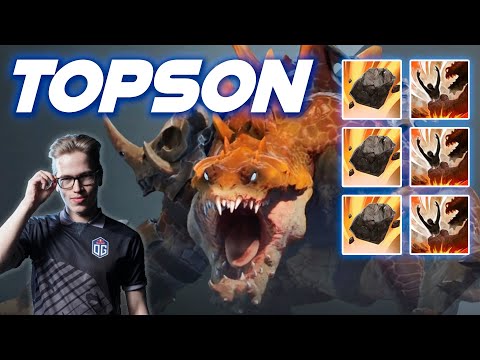 Topson Primal Beast - HARD GAME - Dota 2 Pro Gameplay [Watch & Learn]