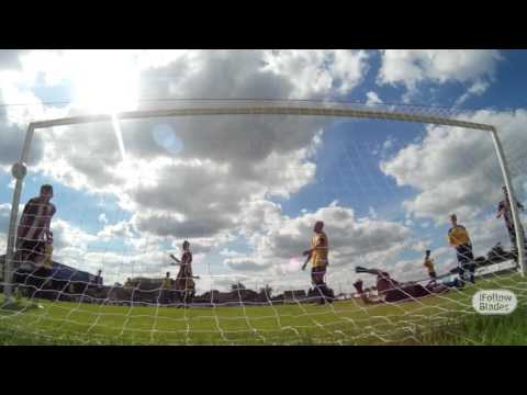 Goalcam: Enda Stevens opens his Blades account at Stocksbridge