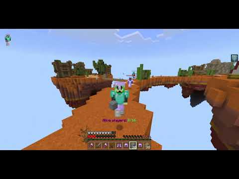 playing on cubecraft Sky wars #2