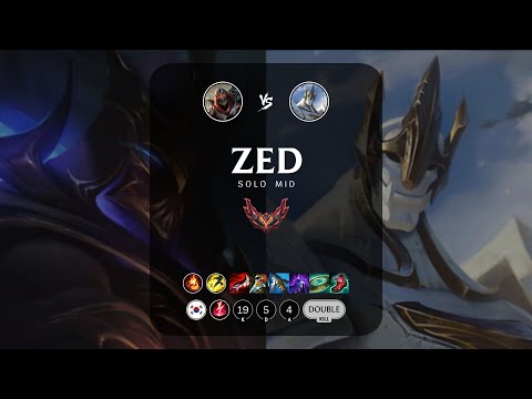 Zed Mid vs Galio - KR Grandmaster Patch 13.15