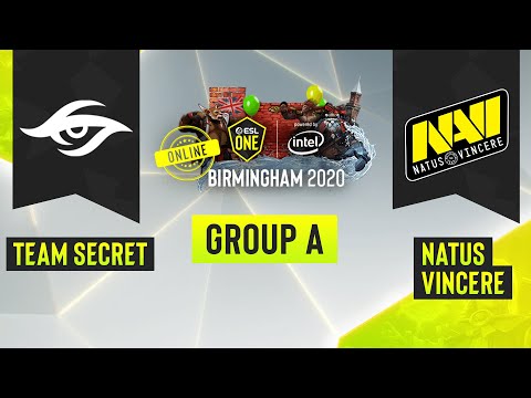 Dota2 - Team Secret vs Natus Vincere - Game 1 - ESL One Birmingham 2020 - Group A - EU/CIS