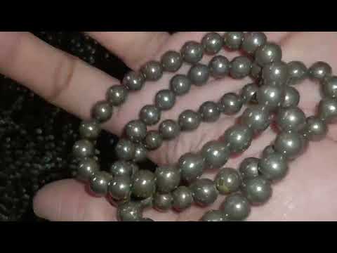 Black Pyrite Gemstone Bracelet