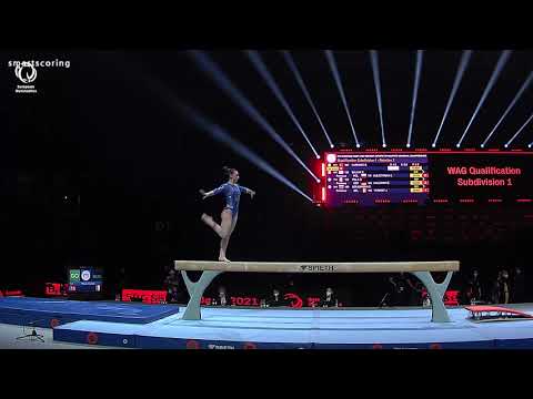Giorgia VILLA (ITA) - 2021 Artistic Europeans - Qualifications beam