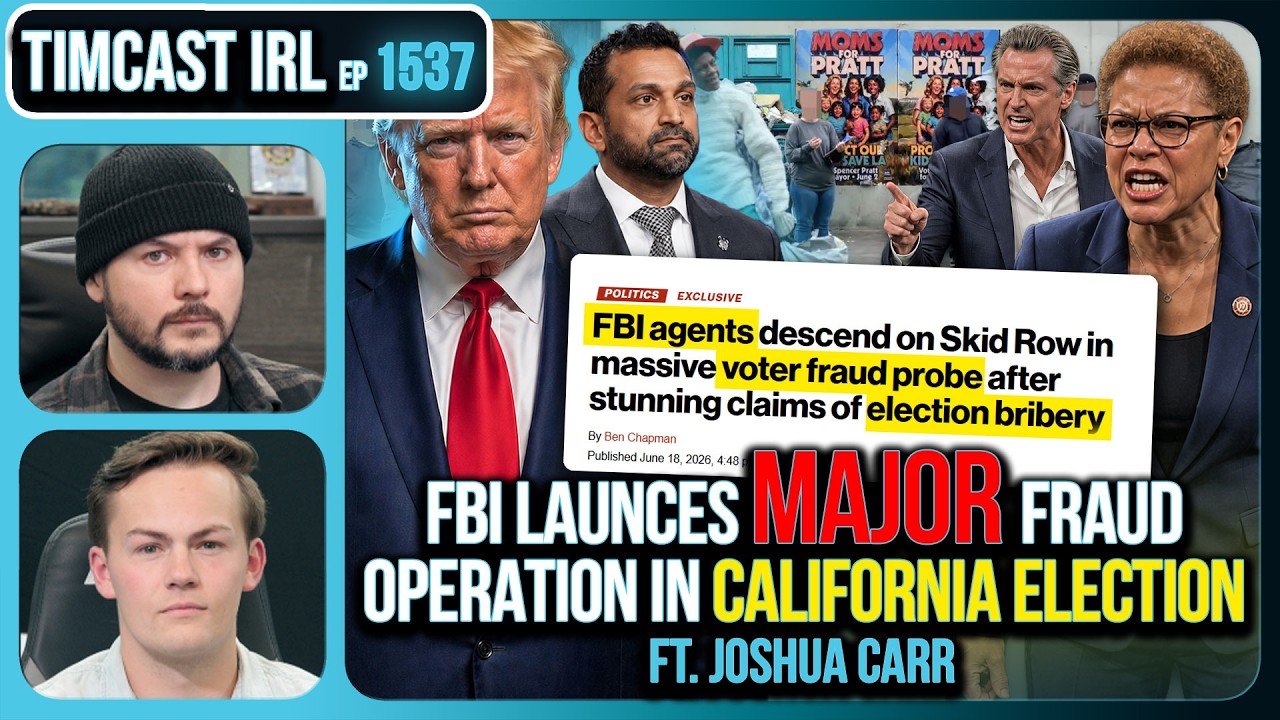 ITS BEGUN, FBI Launches MAJOR Fraud Operation In California Election | Timcast IRL