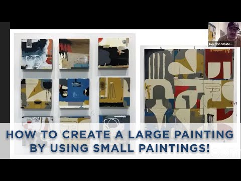 So erstellen Sie mithilfe kleiner Gemälde ein großes Gemälde!