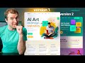 How To Use AI Art To Redesign Websites With MidJourney
