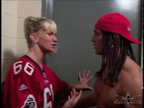 (720pHD): WCW Nitro 12/13/99 - Spice, Madusa & Evan Karagias Backstage