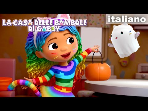 Fantasmi di banane per Gattoween | LA CASA DELLE BAMBOLE DI GABBY | Netflix