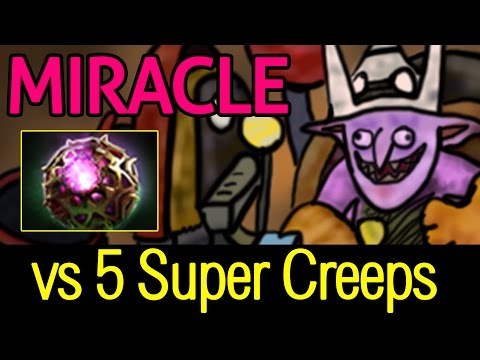 Miracle- Dota 2 : Timbersaw Vol.5 - [Middle] 1 man vs 5 Super Creeps