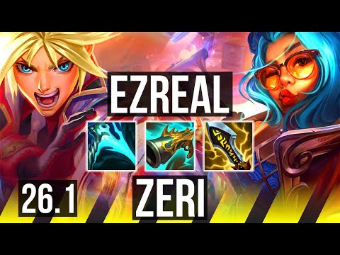 EZREAL & Karma vs ZERI & Zyra (ADC) | Perfect KDA: 22/0/3 | EUW Diamond | 26.1