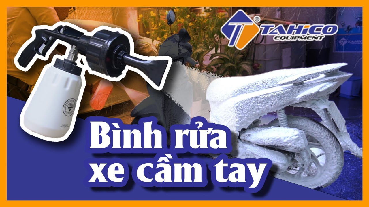Bình phun bọt tuyết cầm tay khí nén SGCB 27