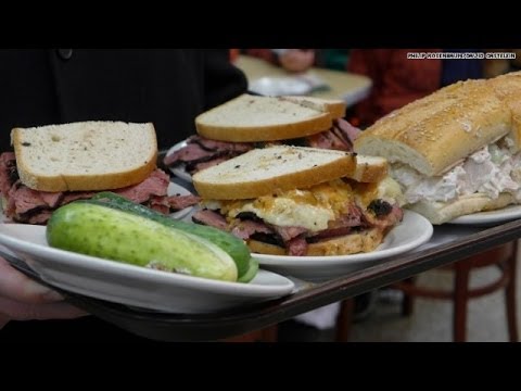 Katz deli lower east side corned beef sandwich