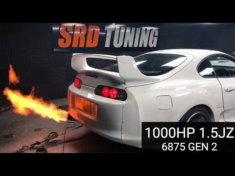 1000HP Supra 1.5JZ VVTi PT6875 Dyno Tuning