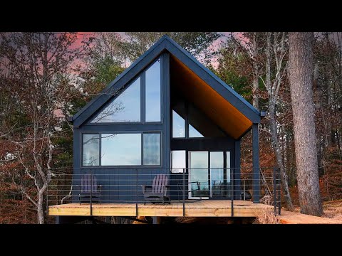 Modern Rustic Cabin Meets Treehouse Has Been Lovingly Designed