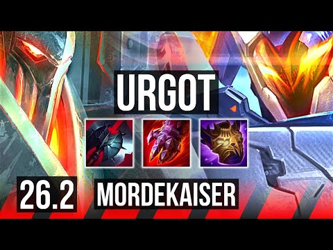 URGOT vs MORDEKAISER (TOP) | NA Master | 26.2