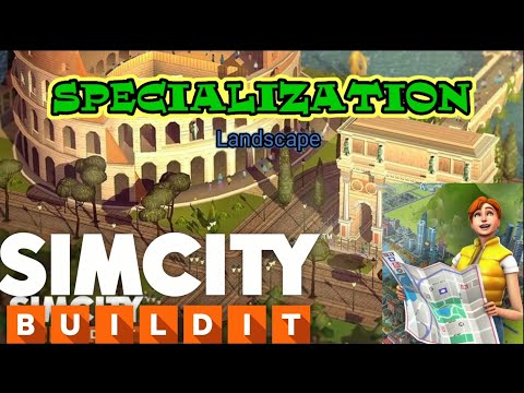 Simcity buildIt 2021 - S1 E23 Specialization: Landscape (Little river town)