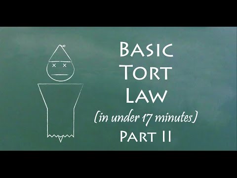 17分でわかる不法行為法（後編 (Understand Tort Law in 17 Minutes (Part II))