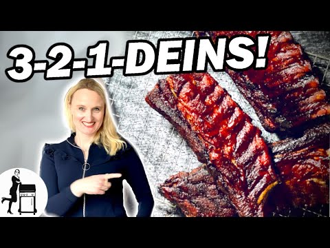 Grilling spare ribs | 3-2-1 method | The woman at the grill