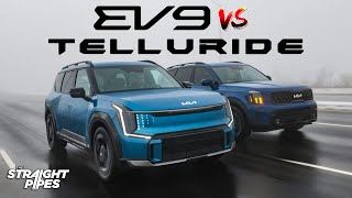 2024 Kia EV9 vs Kia Telluride - Worth the $15k Difference?