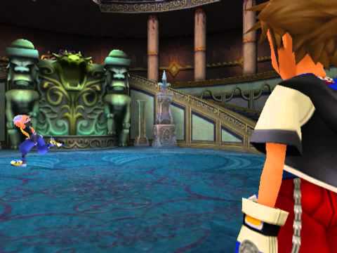 Kingdom Hearts, English cutscene: 174 - Riku Defeated - HD 720p