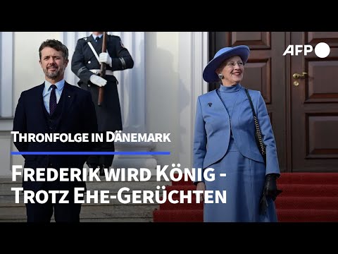 Trotz Gerüchten um Ehekrise: Frederik wird König von Dänemark | AFP