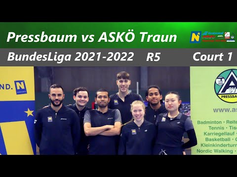 Bundesliga2022 R5 ASV Pressbaum vs ASKÖ Traun  -  Court 1